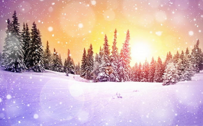 大自然完美高清雪景壁纸