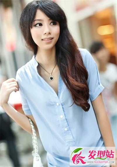 长发美女甜美发型设计图片 夏季女装最好搭配的发型