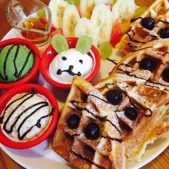 兔子雪糕华夫饼系列