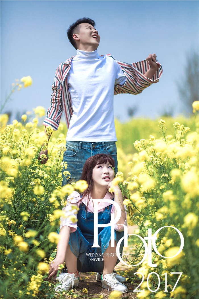 踏春去 婚纱照