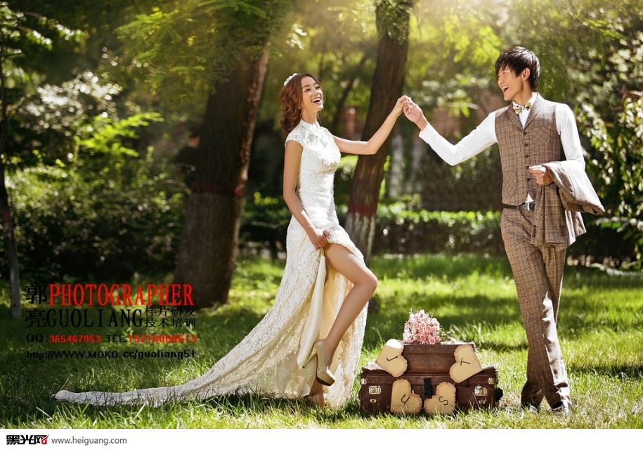 午后爱情 婚纱照