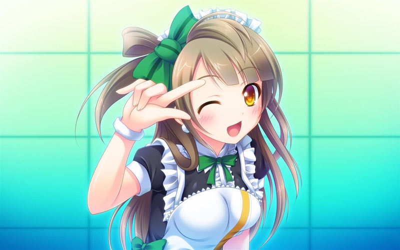 LoveLive南小鸟动漫泳装壁纸 南小鸟超清壁纸