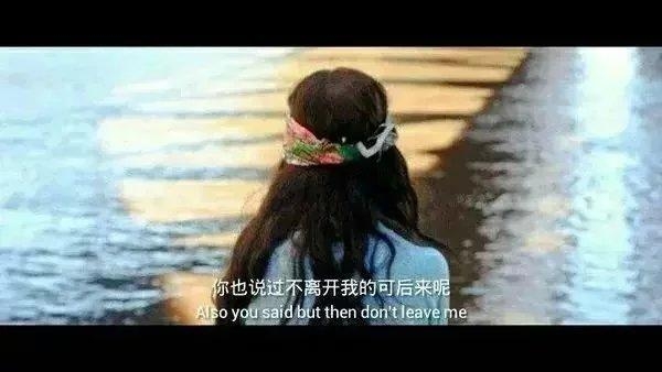 你说过的，不会离开我，可后来呢。