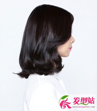 自然黑发发型设计 清纯文艺范女生发型图片