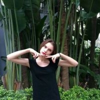 我发自内心的笑了 个性欧美女生微信头像