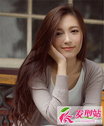 唯美女生长发发型 如花似玉的貌美