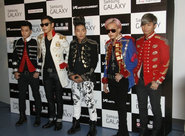 帅气韩国组合bigbang集体照