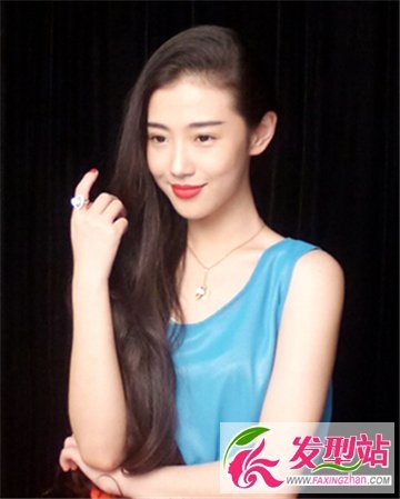 唯美女生长发发型 如花似玉的貌美