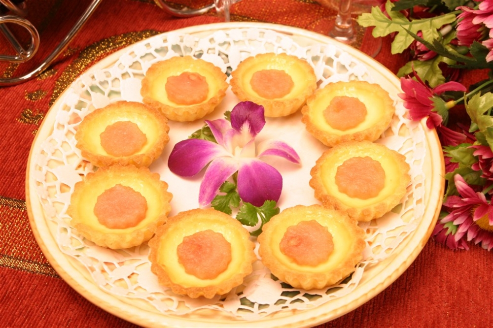 香酥蛋塔主食小吃美食素材图片