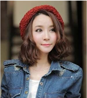 韩式中长发烫发发型图片大全 修颜瘦脸