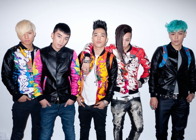 帅气韩国组合bigbang集体照