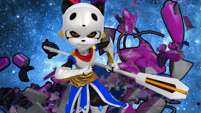《太空熊猫英雄归来》动画电影桌面壁纸