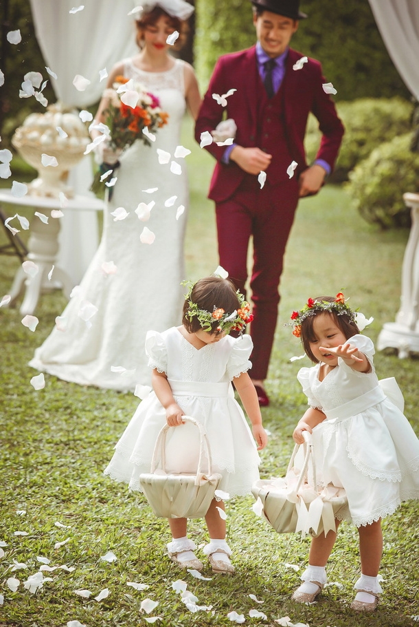 European style garden 婚纱照