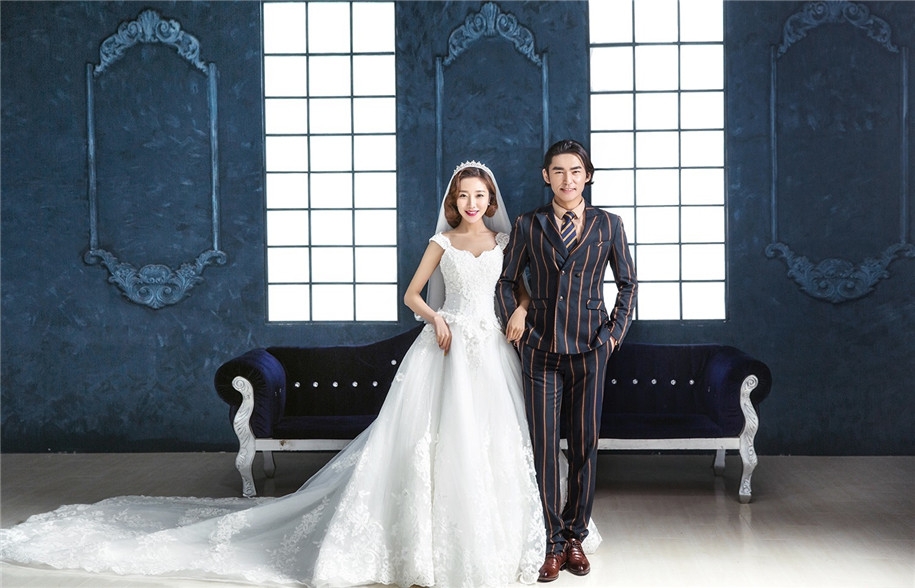 典雅风范 婚纱照