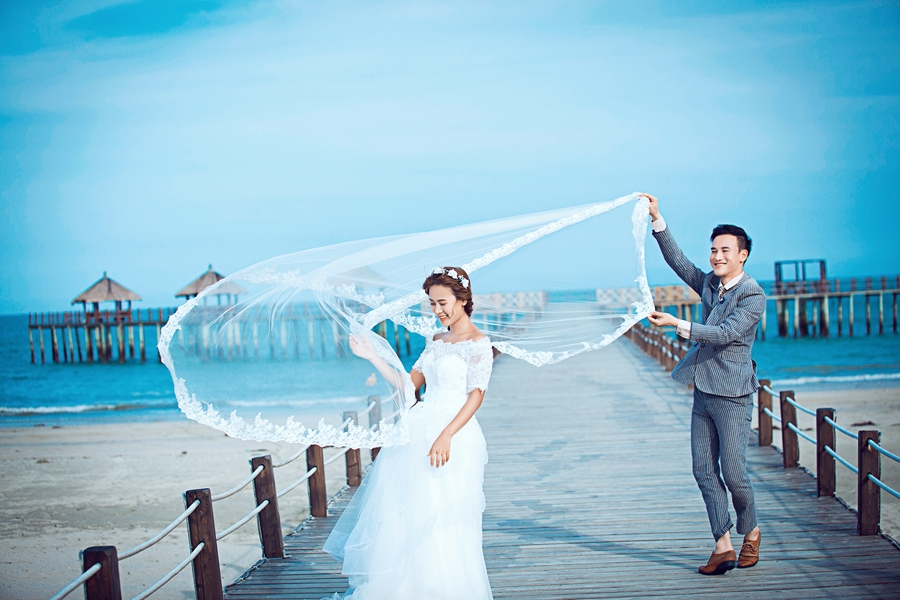 白金海岸 婚纱照