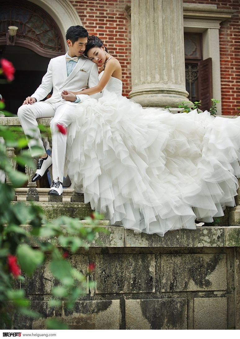 White wedding 婚纱照