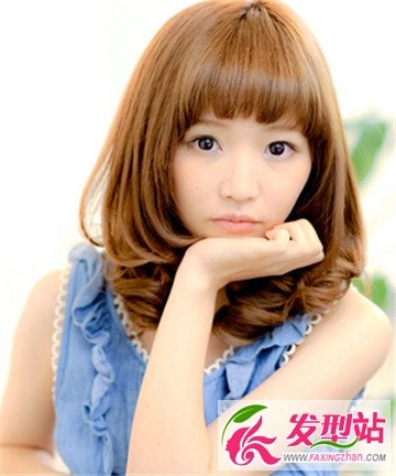 2015女生简单发型图片 既修颜又显甜美气质
