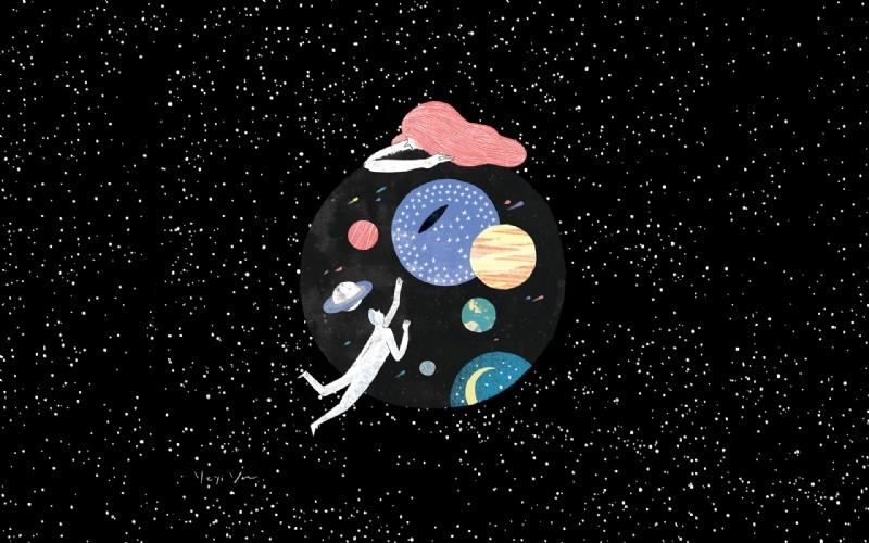 可爱创意卡通人物插画