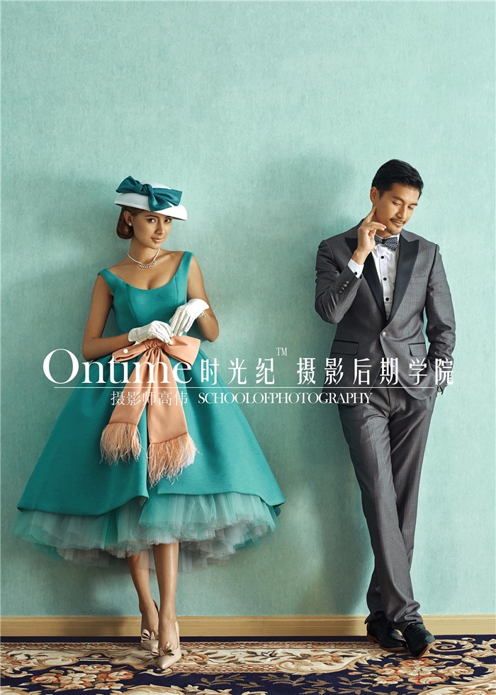 蓝色爱恋 婚纱照