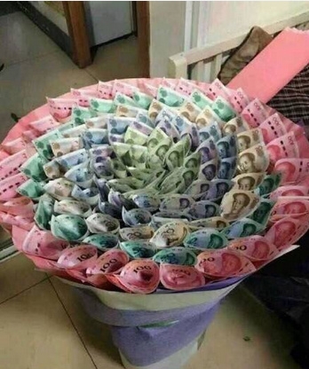 七夕送钞票捧花才是真爱？