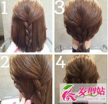 夏季短发扎发编发大全 清凉夏季也要美美的