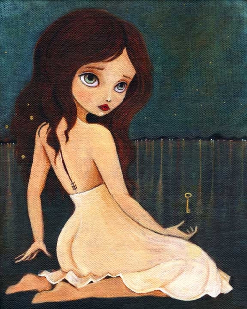 邻家女孩的追梦记 可爱动漫插画
