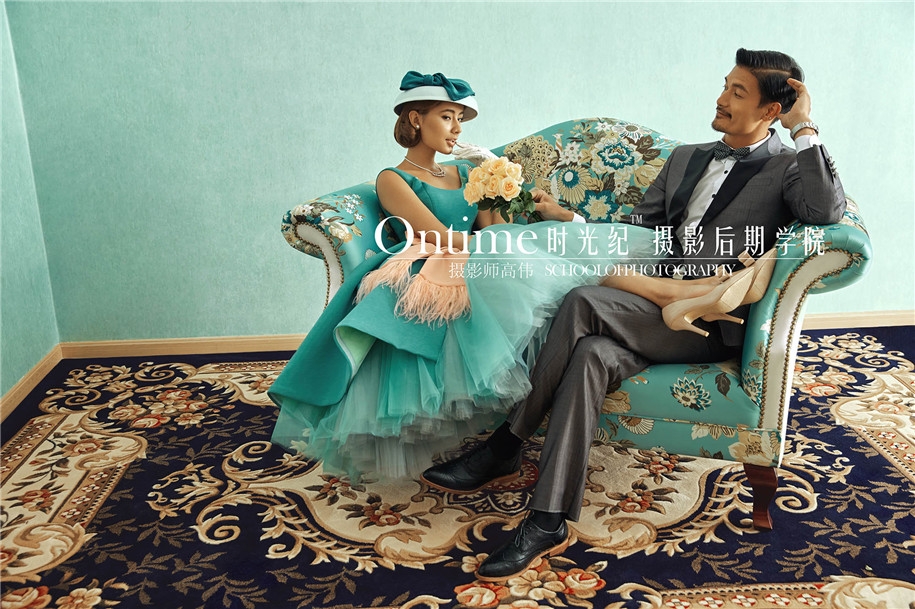 蓝色爱恋 婚纱照