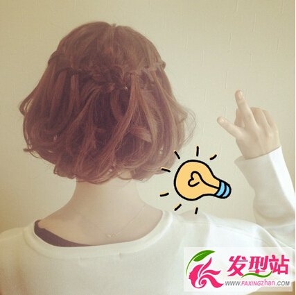 夏季短发扎发编发大全 清凉夏季也要美美的