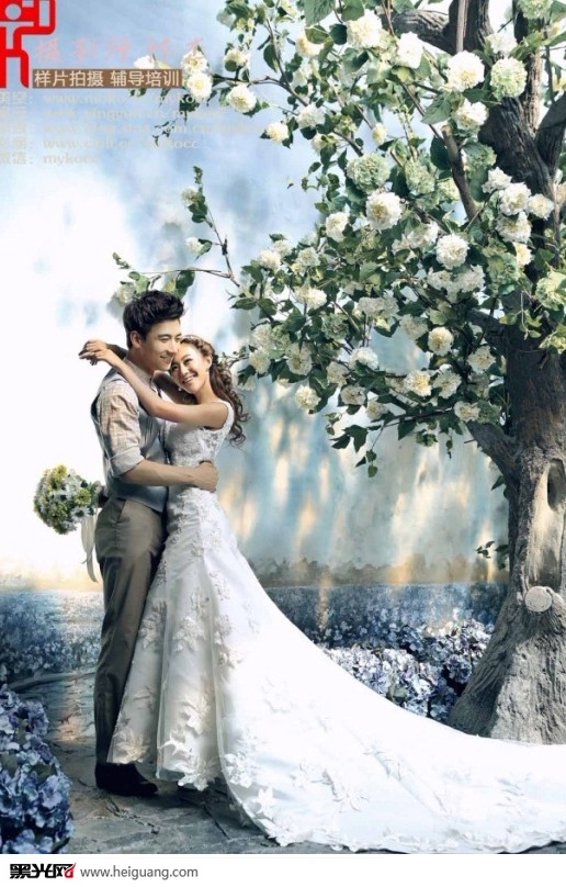 花之恋 婚纱照