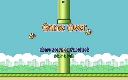 《Flappy Bird》游戏桌面壁纸