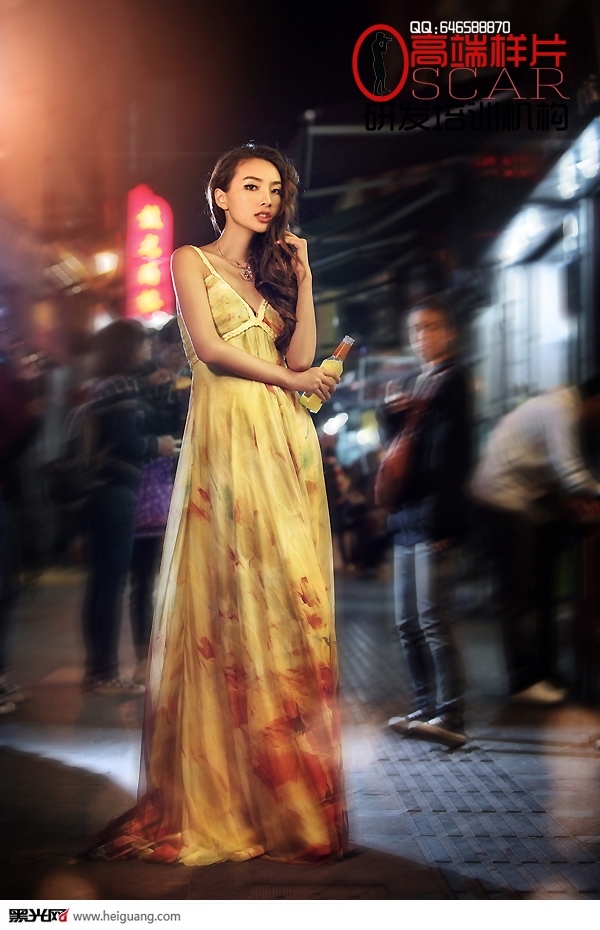 香槟.夜 婚纱照