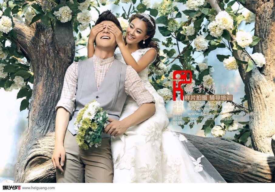花之恋 婚纱照