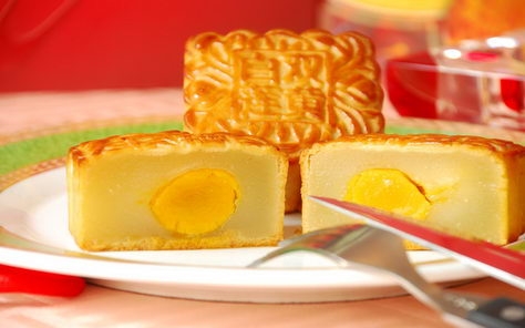 中秋节月饼图片高清壁纸下载