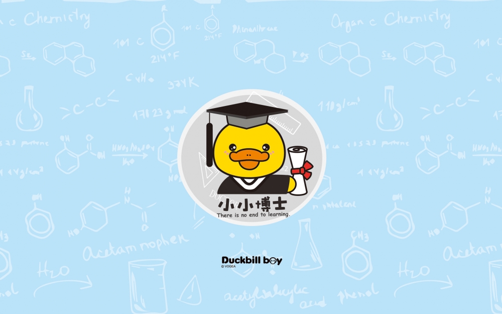 鸭嘴兽男孩开学季系列桌面壁纸