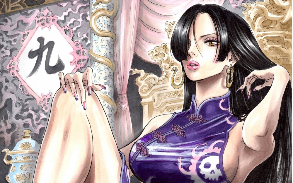 海贼王美貌出众的女帝壁纸