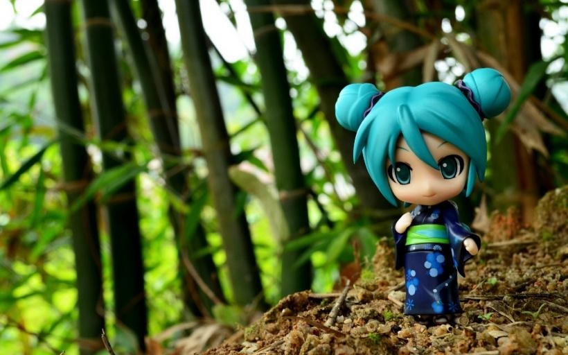 唯美卡通初音可爱模型高清图片