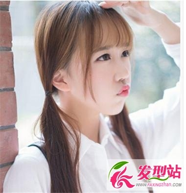 时尚低马尾扎发 最显女生甜美气质