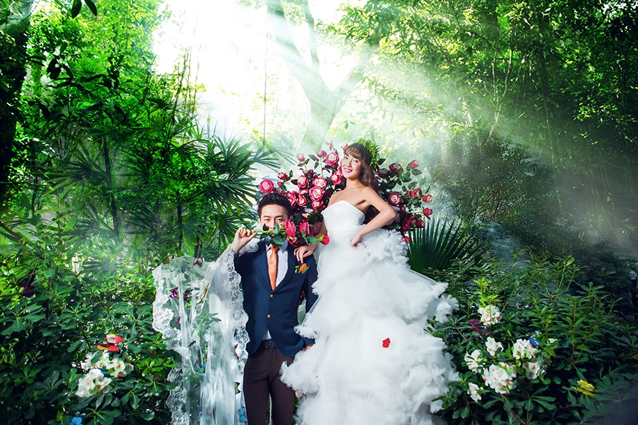花花精灵 婚纱照