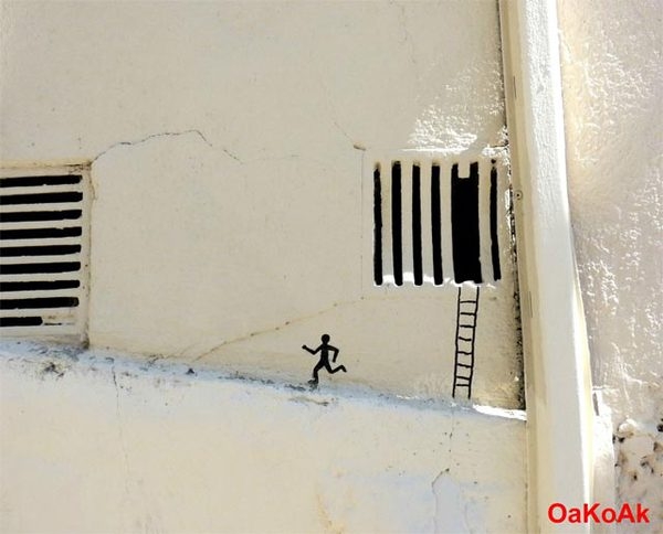街头创意 意想不到的哦