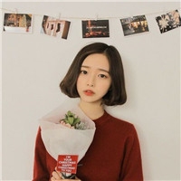留短发的小女生  短发清凉美女女生头像