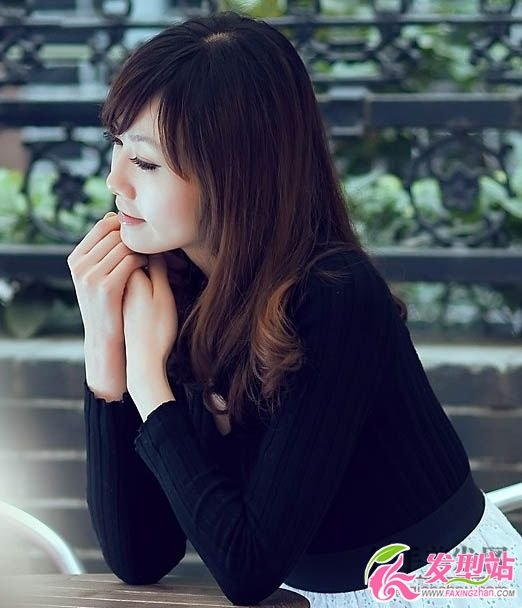韩系发型风格MM 顾盼之间