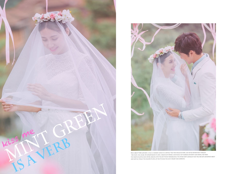 kiss me 婚纱照