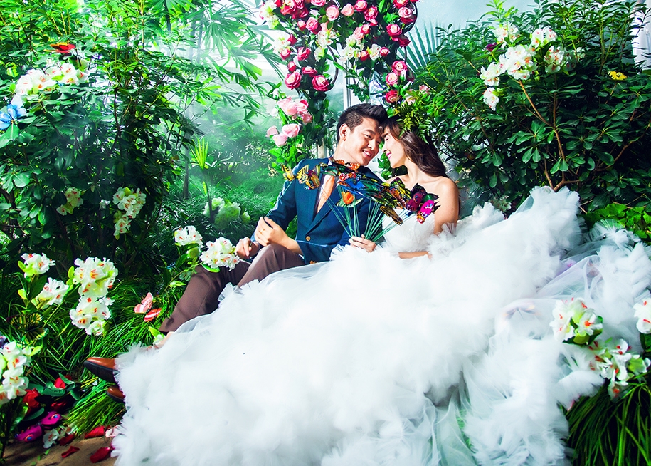 花花精灵 婚纱照