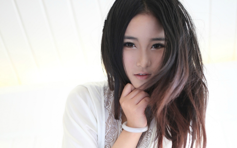 美女模特性感私房照写真电脑高清宽屏图片