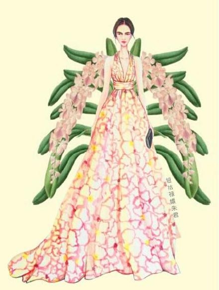 你美得像朵花