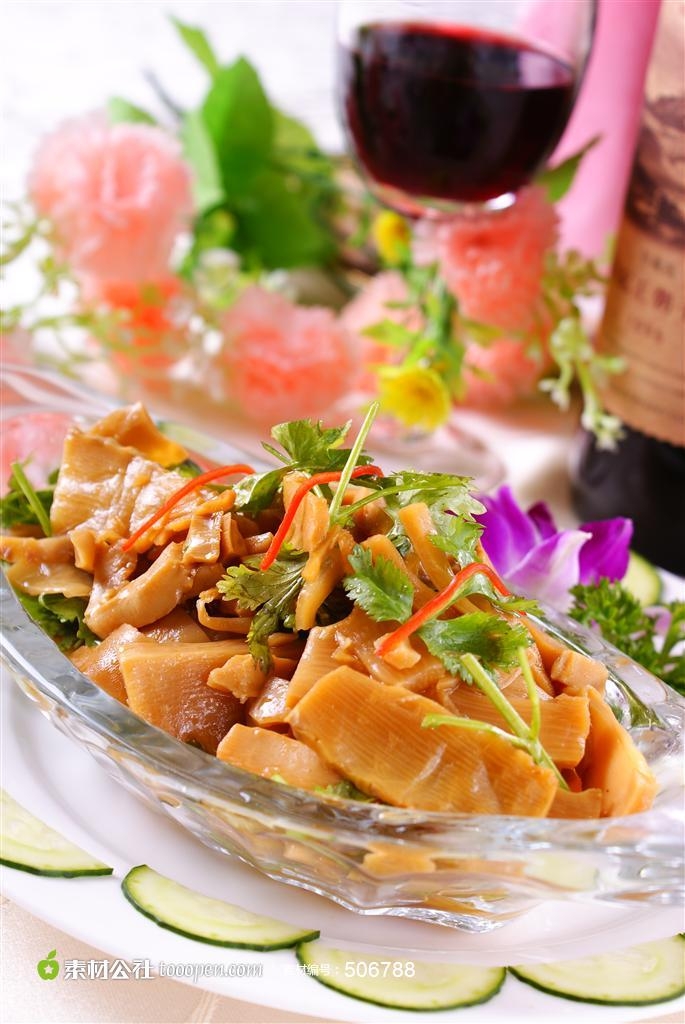油焖春笋美食图片