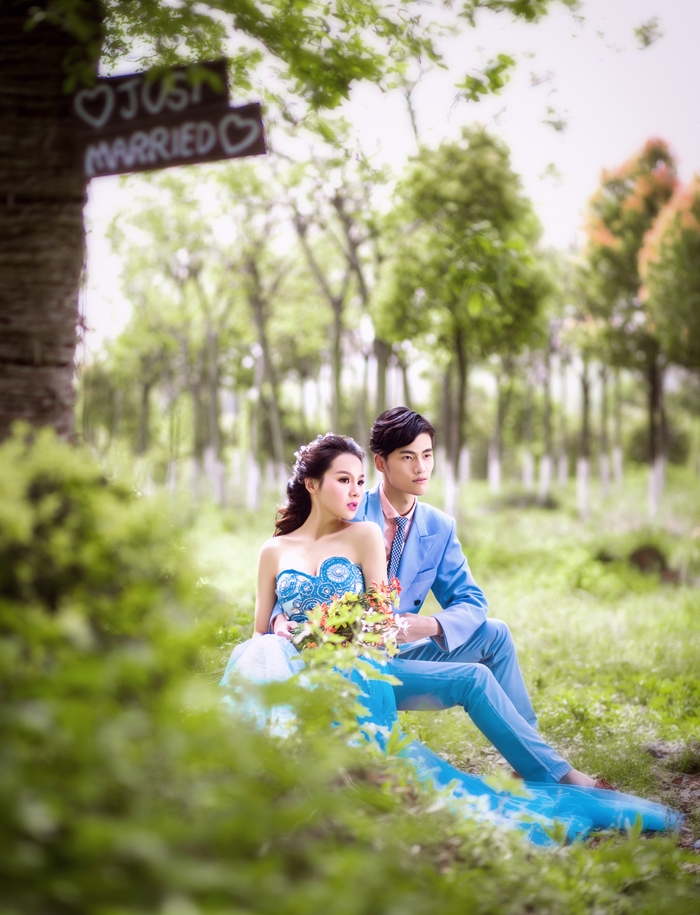 林中情话 婚纱照