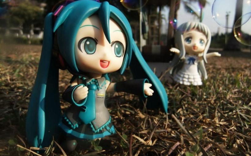 唯美卡通初音可爱模型高清图片