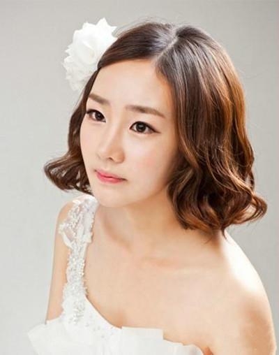 韩式短发新娘造型设计  时尚美腻动人