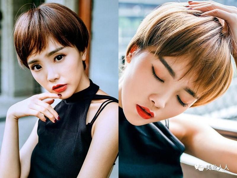 时尚中性帅气短发女生发型